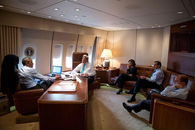 Air Force One Office with Obama