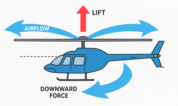 Hoe vliegt een helikopter